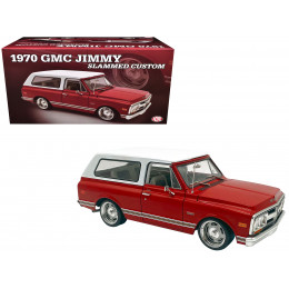 1970 GMC Jimmy Red Metallic with White Top 