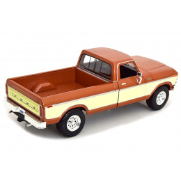 1979 Ford F-150 Ranger Pickup Truck Brown Metallic and Cream 