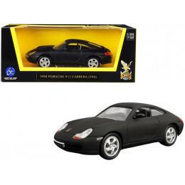1998 Porsche 911 (996) Carrera Matt Black 1/43 Diecast Model Car by Road Signature