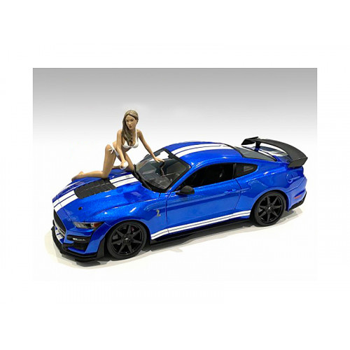 Jenny Bikini Car Wash Girl Figurine for 1/24 Scale Models by American Diorama