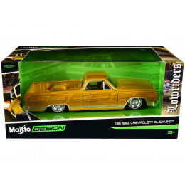 1965 Chevrolet El Camino Lowrider Gold Metallic with Graphics 