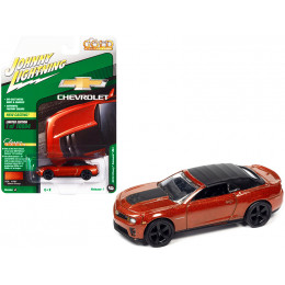 2013 Chevrolet Camaro ZL1 Convertible (Top Up) Inferno Orange Metallic with Black Top 