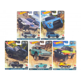 'HW Off Road' 5 piece Set 'Car Culture' Series Diecast Model Cars by Hot Wheels