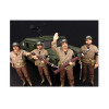 WWII Military Police 4 Piece Figure Set For 1:18 Scale Models by American Diorama