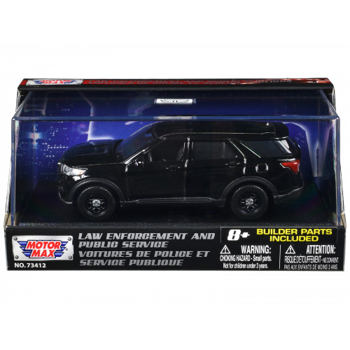 2022 Ford Police Interceptor Utility Black Unmarked 