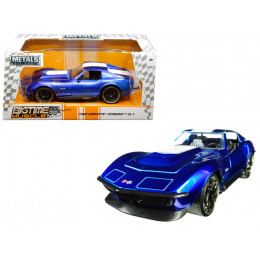 1969 Chevrolet Corvette Stingray ZL-21 Blue with White Stripe 