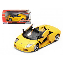 Lamborghini Murcielago Roadster Yellow Metallic 1/24 Diecast Model Car by Motormax