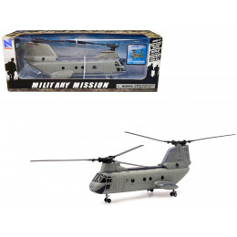 Boeing CH-46 Sea Knight Helicopter Olive Drab 