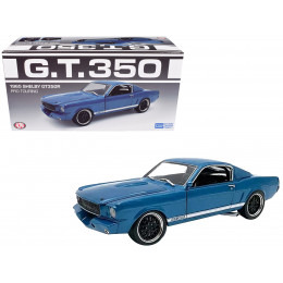 1965 Shelby GT350R Pro Touring Blue Metallic Limited Edition to 372 pieces Worldwide 1/18 Diecast Model Car by ACME