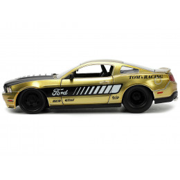 2010 Ford Mustang GT Gold Metallic with Black Graphics and Hood 