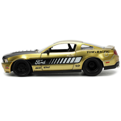 2010 Ford Mustang GT Gold Metallic with Black Graphics and Hood 