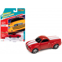 2005 Chevrolet SSR Pickup Truck Torch Red with White Stripes 