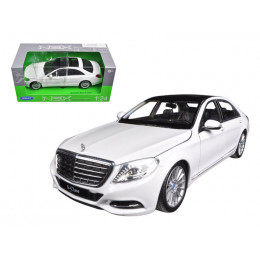 Mercedes Benz S Class with Sunroof White 
