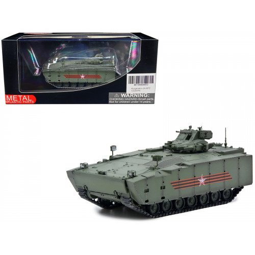 Russian (Object 693) Kurganets-25 Armored Personnel Carrier Moscow Victory Day Parade 1/72 Diecast Model by Panzerkampf