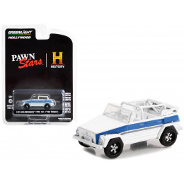 1974 Volkswagen Thing (Type 181) White with Blue Stripes 