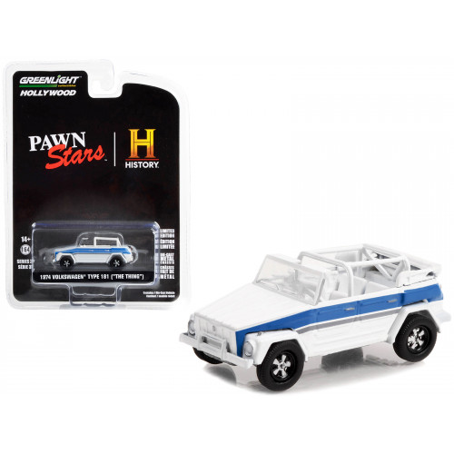 1974 Volkswagen Thing (Type 181) White with Blue Stripes 