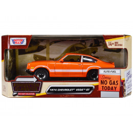 1974 Chevrolet Vega GT Orange Metallic with White Stripes 