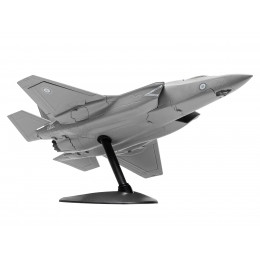 Skill 1 Model Kit F-35 Lightning II Snap Together Painted Plastic Model Airplane Kit by Airfix Quickbuild