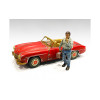 Auto Mechanic Chain Smoker Larry Figurine for 1/18 Scale Models by American Diorama