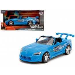 2001 Honda S2000 Convertible Blue with Graphics 