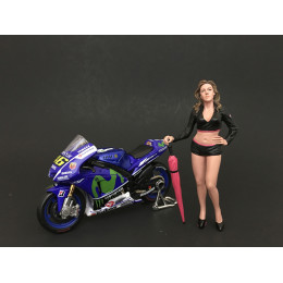Umbrella Girl Figurine II for 1/18 Scale Models by American Diorama