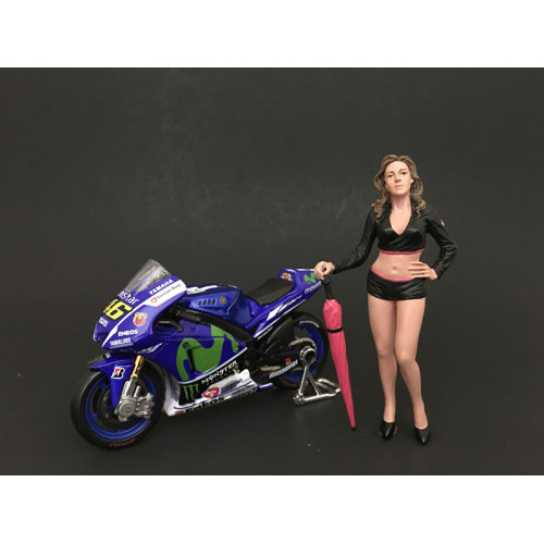 Umbrella Girl Figurine II for 1/18 Scale Models by American Diorama