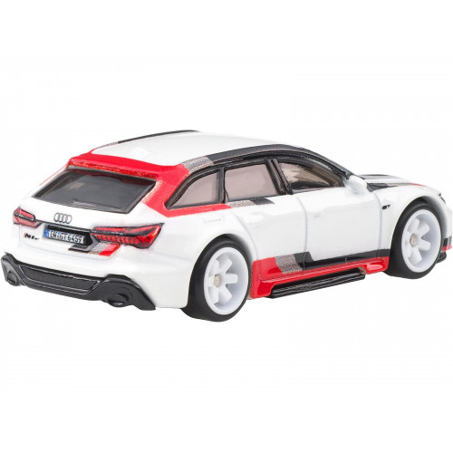 Audi RS 6 Avant White with Stripes 
