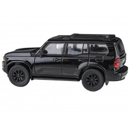 2024 Toyota Land Cruiser 250 Prado Black 1/64 Diecast Model Car by Paragon Models
