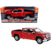 2019 GMC Sierra 1500 SLT Crew Cab Pickup Truck Red 1/24-1/27 Diecast Model Car by Motormax