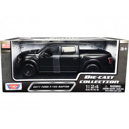 2017 Ford F-150 Raptor Pickup Truck with Sunroof Matt Black 