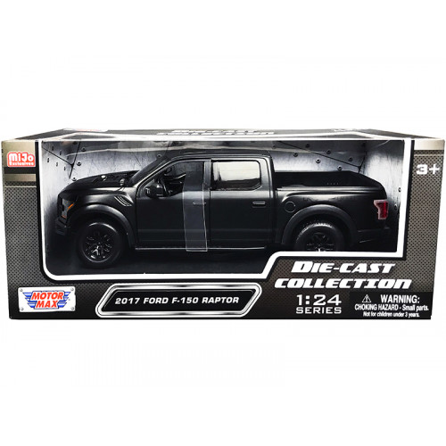 2017 Ford F-150 Raptor Pickup Truck with Sunroof Matt Black 