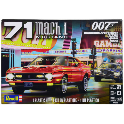 Level 4 Model Kit 1971 Ford Mustang Mach 1 James Bond 007 