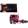 1976 Ford CL 9000 Truck Tractor Red with White Stripes 1/43 Diecast Model by IXO Models