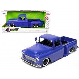1955 Chevrolet Stepside Pickup Truck Matt Blue 