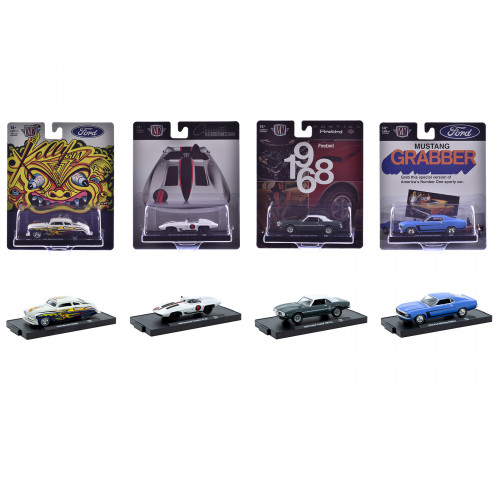 'Auto-Drivers' Set of 4 pieces in Blister Packs Release 122 Limited Edition to 9600 pieces Worldwide 1/64 Diecast Model Cars by M2 Machines