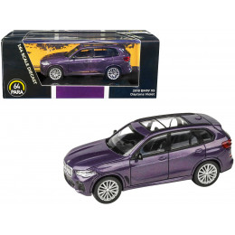 2018 BMW X5 Daytona Violet Metallic with Sunroof 1/64 Diecast Model Car by Paragon Models