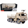 M1083 MTV (Medium Tactical Vehicle) Armored Cab Cargo Truck with Turret Desert Camouflage