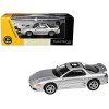 Mitsubishi 3000GT GTO Silver Metallic with Sunroof 1/64 Diecast Model Car by Paragon Models