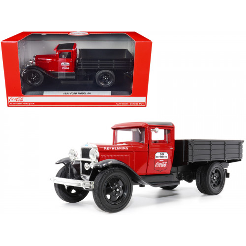 1931 Ford Model AA Pickup Truck Red and Black 