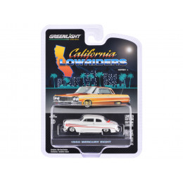 1950 Mercury Eight Coupe Matt White with Orange Stripes 