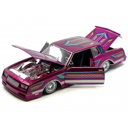 1986 Chevrolet Monte Carlo SS Lowrider Pink Metallic with Graphics 