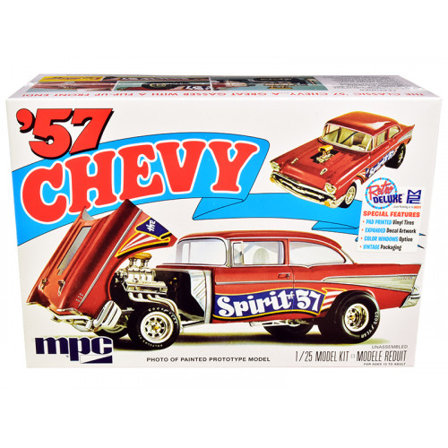 Skill 2 Model Kit 1957 Chevrolet Gasser Flip Nose 
