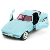1966 Chevrolet Corvette Light Blue with Pink Tinted Windows