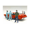 Hazmat Crew Figurine V for 1/18 Scale Models by American Diorama