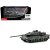 German Kampfpanzer Leopard 2A6EX Main Battle Tank Woodland Camouflage 1/72 Diecast Model by Panzerkampf
