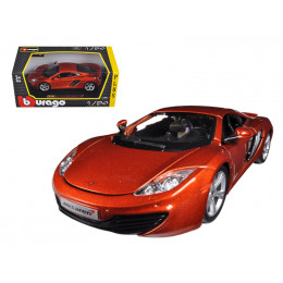 Mclaren MP4-12C Metallic Orange 1/24 Diecast Car Model by Bburago