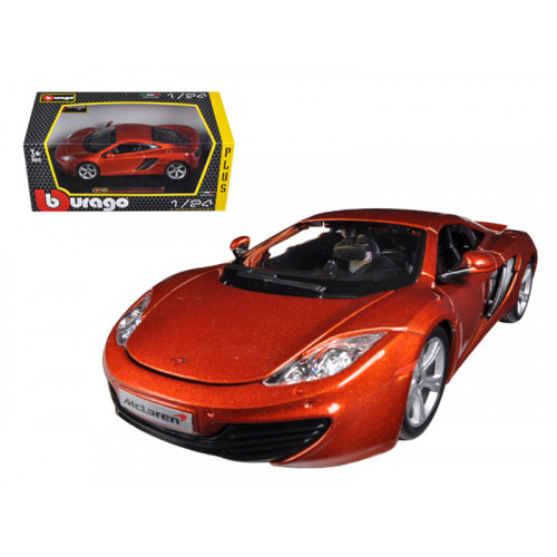 Mclaren MP4-12C Metallic Orange 1/24 Diecast Car Model by Bburago