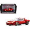 Lamborghini Miura SVR Red with Black Accents and Gold Wheels 1/43 Diecast Model Car by Kyosho