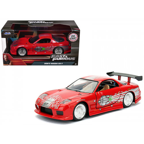 Dom's Mazda RX-7 Red with Graphics 