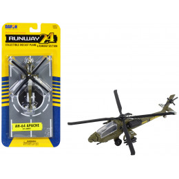 Boeing AH-64 Apache Helicopter Olive Drab 